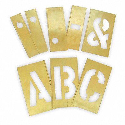 Letter Stencils Letters Brass