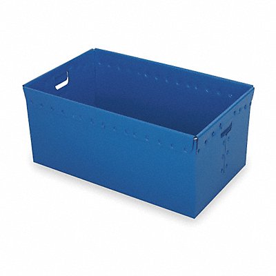 Nesting Ctr Blue Solid Corrugated HDPE