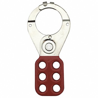 Lockout Hasp 6 Lock Red