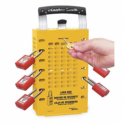 Group Lockout Box 14 Locks Max Yellow