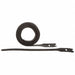 Hook-and-Loop Cable Tie 8 in Black PK10