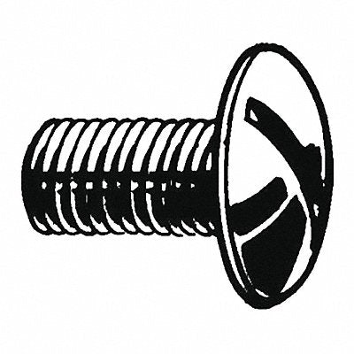 MS 5/16 -18 Plain 3/4 L 25PK