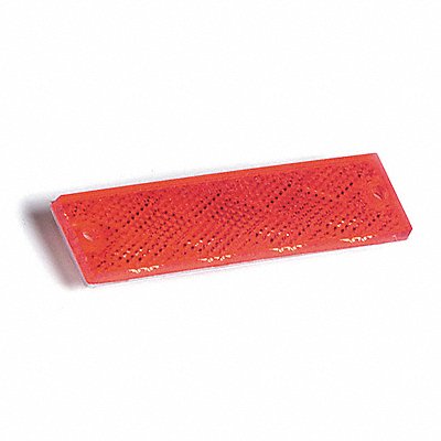 Reflector Rectangular Red 4-7/16 L