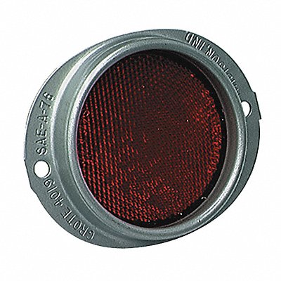 Reflector Oval Red 4-11/16 L