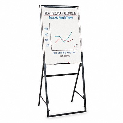 Dry Erase Board Easel Mounted 26 x35 