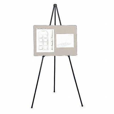 Portable Folding Easel 63 inx34 in Black