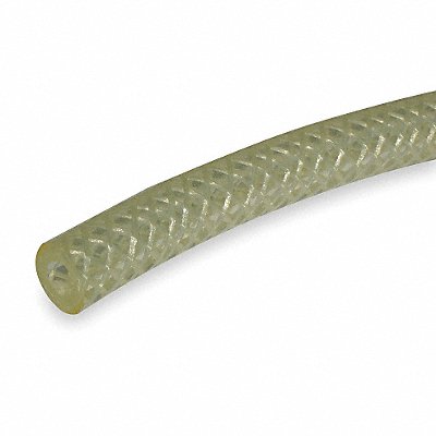 Tubing Braided Poly 1/2 In Clear