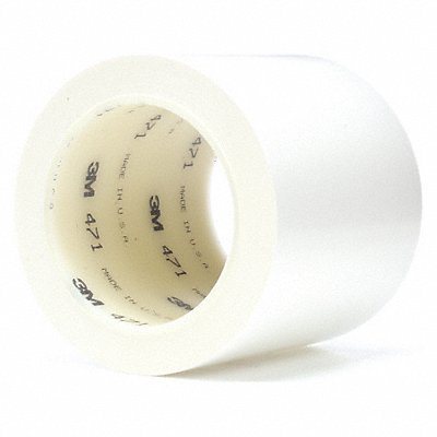 Floor Tape White 4 inx108 ft Roll PK8