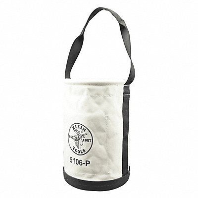 Bucket Bag Canvas Straight Wall OffWhite