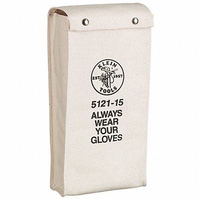 Glove Bag 1 Pocket 8 x8 x19 Tan