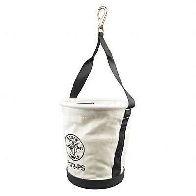 Bucket Bag Canvas Tapered Wall OffWhite