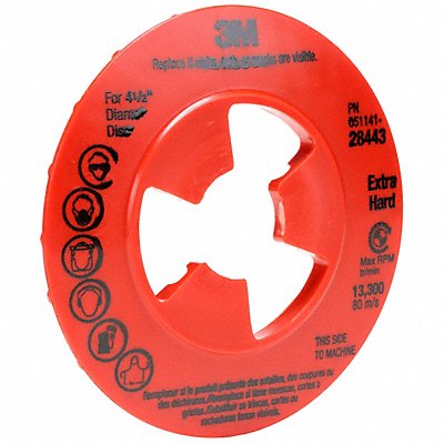 Disc Face Plate 7 in Dia Gray PK10