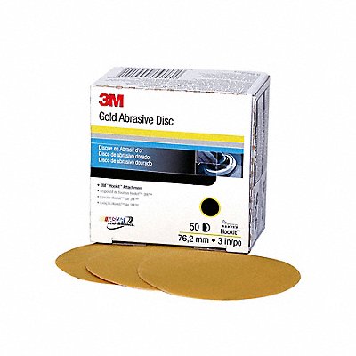 Hook-and-Loop Sand Disc 3 in Dia PK200