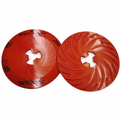 Disc Face Plate 9 in Dia Red PK10