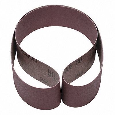 Sanding Belt 48 in L 2 in W 80G PK50