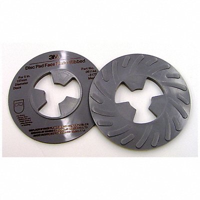 Disc Face Plate 5 in Dia Gray PK10