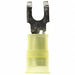 Fork Terminal Tin Copper Yellow PK500