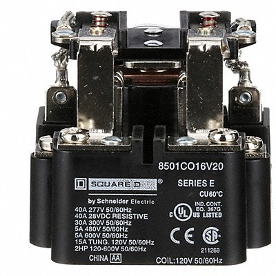 H8137 Open Power Relay 8 Pin 120VAC DPDT