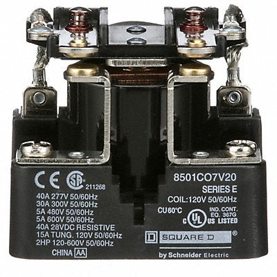 Open Power Relay 6 Pin 120VAC DPST-NO