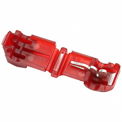 InsulDsplConn Maroon T Tap Nyl PK1000