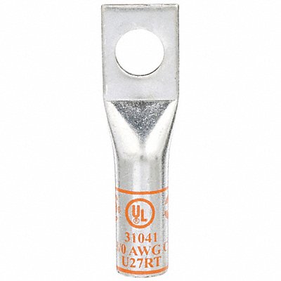 OneHoleLugCmprsnCon Lng Ornge 101/14PK10