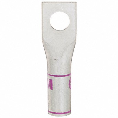 OneHoleLugCmprsnConn Long Purple 15 PK10