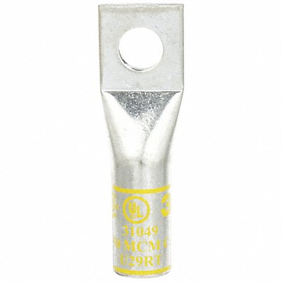 OneHoleLugCmprsnConn Long Yellow 16 PK10