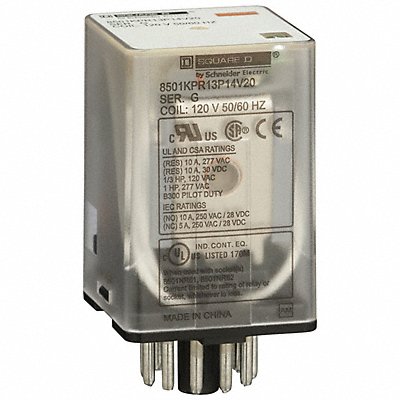 H7971 Gen Purpose Relay 11 Pin Octal 120VAC