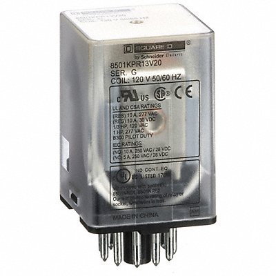 H7972 Gen Purpose Relay 11 Pin Octal 120VAC