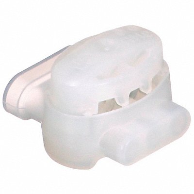 InsulDsplConn White Pigtail Nyl PK1000