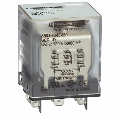 Gen Purpose Relay 11 Pin Square 120VAC