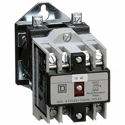 NEMA Control Relay 4NO 230/250VDC 10A