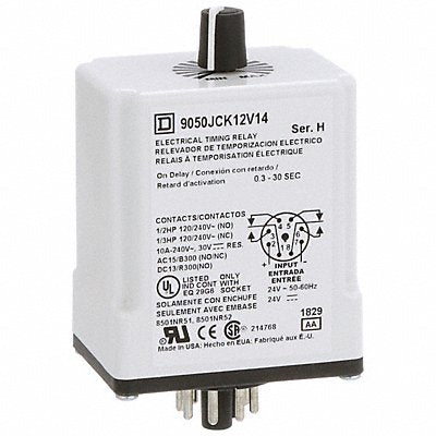 SinFunTimeDelayRelay 24VAC/DC 8Pins