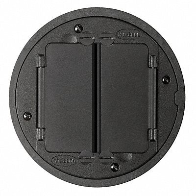 Floor Box Cover Tile Flange Black