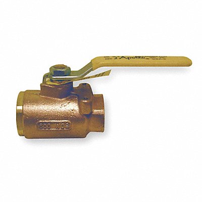 Bronze Ball Valve Inline FNPT 1-1/2 in