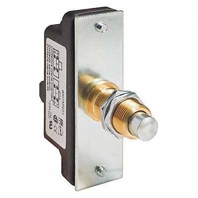 Snap Switch 6A 1NO/1NO Panel Mt Plunger