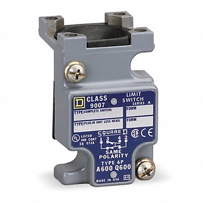 Limit Switch Body 1NO/1NC 10A @ 600VAC