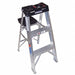 Stepladder Aluminum 3 ft H 300 lb Cap.