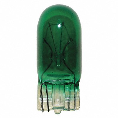 Mini INC Bulb T3-1/4 Green 3.78W PK10