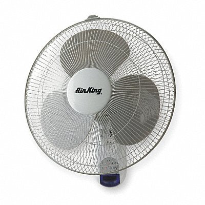 Wall Mount Fan 3 Speeds 16 Blade Dia