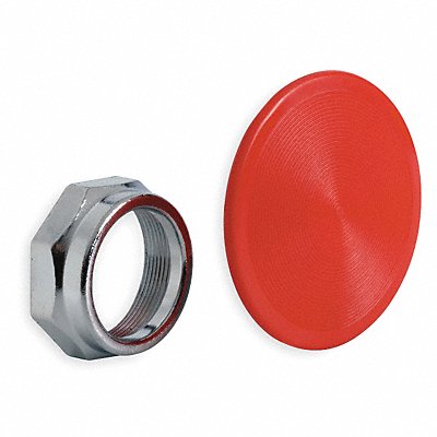 Mushroom Head 30mm Snap In Red