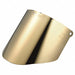 Faceshield Visor Poly GldPltdGr 9x14-1/2