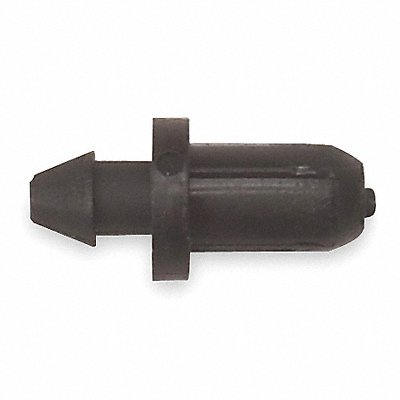 Tubing Plug 1/4 in Blk Plastic PK10