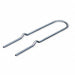 Tubing Stake 1/2 In Tubing Slvr Stl PK10