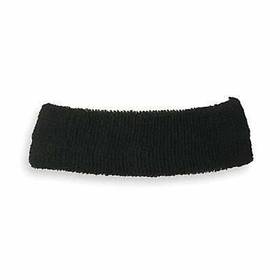 HeadSweatband Black Universal Terrycloth