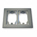 Floor Box Carpet Flange 2-Gang