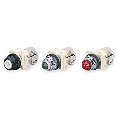H4510 Push to Test Pilot Light Red Incand