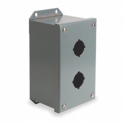Pushbutton Enclosure 30mm 2 Holes Metal