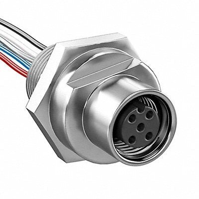 Receptacle with Leads 4 Pin Female