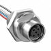 Receptacle with Leads 4 Pin Female